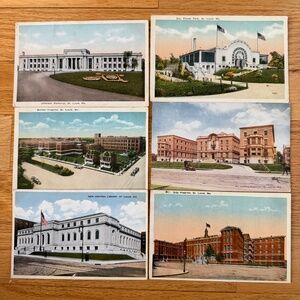 Vintage St. Louis Missouri Postcards 20 Total From 1919